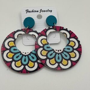 ✨5/$25✨ Fashion Jewelry Colorful Floral Earrings